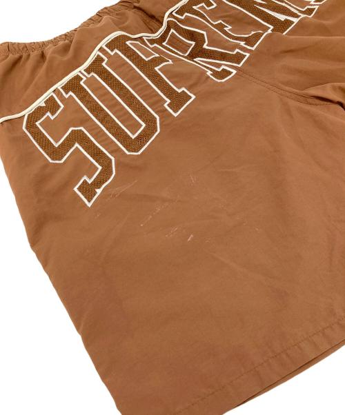 SUPREME（シュプリーム）Supreme (シュプリーム) 22SS アーチロゴ ウォーターショーツ Arc Water Short  ショートパンツ　ハーフパンツ　ナイロンパンツ ブラウン サイズ:Mの古着・服飾アイテム