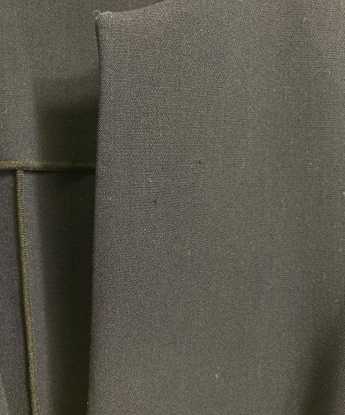 EPOCA（エポカ）EPOCA (エポカ) ノーカラージャケット　アウター　ライトアウター　セレモニー　オフィスカジュアル　日本製 ネイビー サイズ:38の古着・服飾アイテム