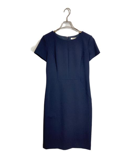 EPOCA（エポカ）EPOCA (エポカ) ワンピース　半袖ワンピース　セレモニー　日本製 ネイビー サイズ:40の古着・服飾アイテム