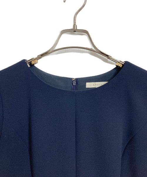 EPOCA（エポカ）EPOCA (エポカ) ワンピース　半袖ワンピース　セレモニー　日本製 ネイビー サイズ:40の古着・服飾アイテム