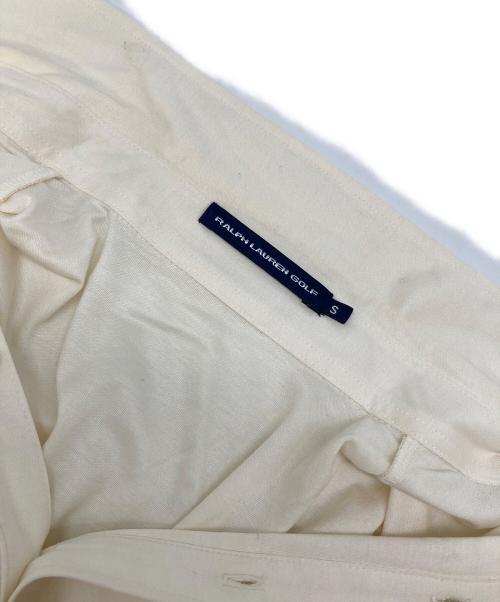 RALPH LAUREN（ラルフローレン）RALPH LAUREN (ラルフローレン) ロゴ刺繍シャツ　半袖シャツ　ポロシャツ　ポニー刺繍 ホワイト サイズ:Sの古着・服飾アイテム