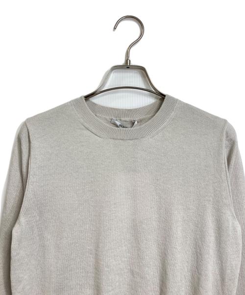 SLOANE（スローン）SLOANE (スローン) 18G天竺 ポリエステル×コットン ウルトラ撥水 クルーネック ニット グレー サイズ:1の古着・服飾アイテム