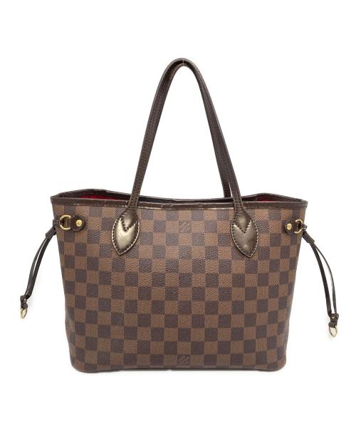 LOUIS VUITTON（ルイ ヴィトン）LOUIS VUITTON (ルイ ヴィトン) トートバッグ　ネヴァーフルPM　ダミエ  N51109　フランス製 ブラウン サイズ:実寸参照の古着・服飾アイテム
