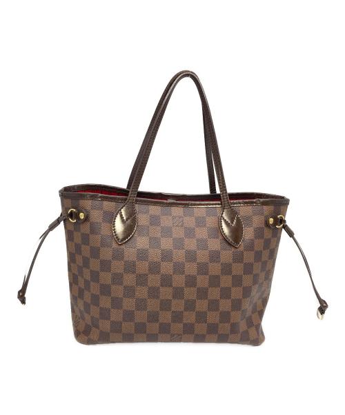 LOUIS VUITTON（ルイ ヴィトン）LOUIS VUITTON (ルイ ヴィトン) トートバッグ　ネヴァーフルPM　ダミエ  N51109　フランス製 ブラウン サイズ:実寸参照の古着・服飾アイテム