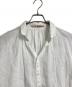 BROCANTE (ブロカント) リネンキャンバス グランシャツ　麻　日本製 ホワイト サイズ:2：5000円