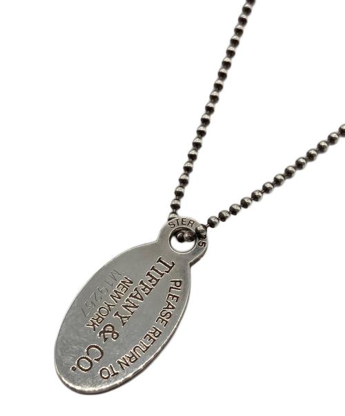 TIFFANY & Co.（ティファニー）Tiffany & Co. (ティファニー) リターントゥ オーバルタグ ネックレス　プレートネックレス　SILVER925 シルバー サイズ:実寸参照の古着・服飾アイテム