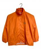 stussy sportステューシー スポーツ）の古着「【古着】ナイロンジャケット　ジャージ　アウター　ライトアウター　USA製 old stussy」｜オレンジ