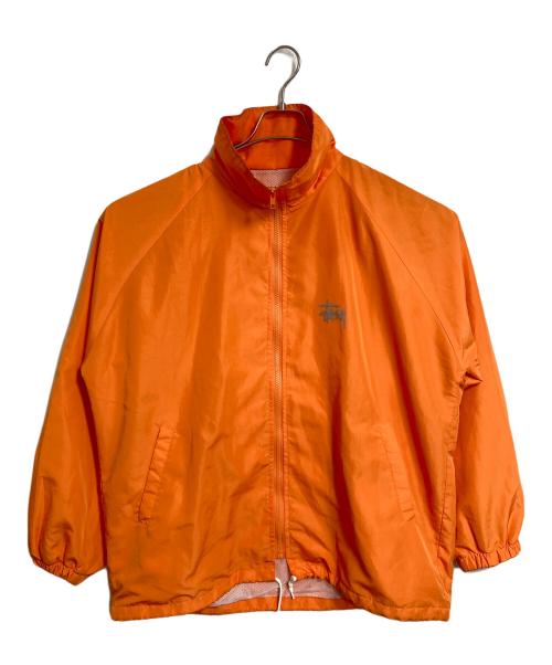 stussy sport（ステューシー スポーツ）stussy sport (ステューシー スポーツ) 【古着】ナイロンジャケット　ジャージ　アウター　ライトアウター　USA製 old stussy オレンジ サイズ:実寸参照の古着・服飾アイテム