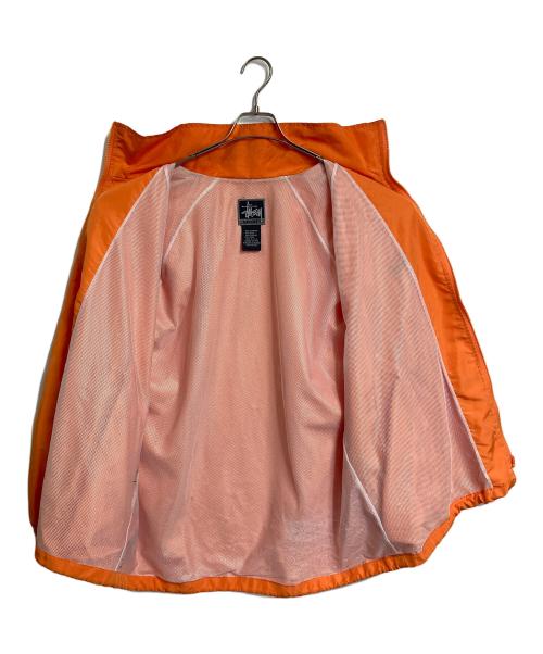 stussy sport（ステューシー スポーツ）stussy sport (ステューシー スポーツ) 【古着】ナイロンジャケット　ジャージ　アウター　ライトアウター　USA製 old stussy オレンジ サイズ:実寸参照の古着・服飾アイテム
