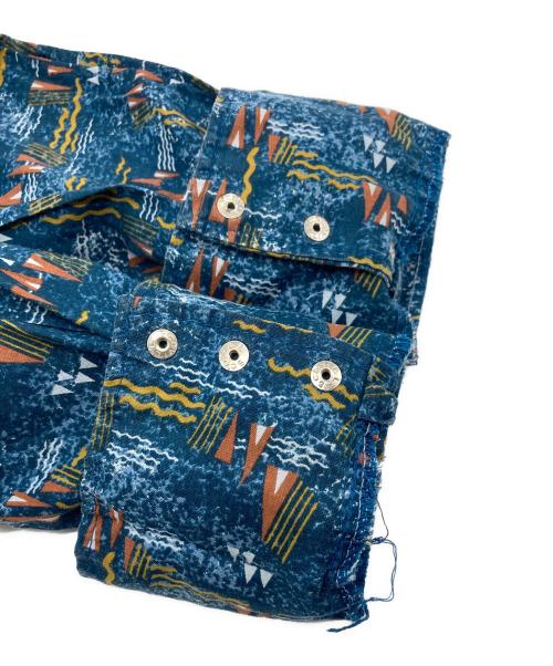 Sears（シアーズ）Sears (シアーズ) 【古着】ウエスタンシャツ 長袖シャツ　三角タグ　総柄 ネイビー サイズ:Lの古着・服飾アイテム