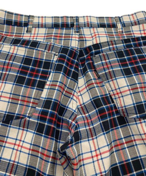 LEVI'S（リーバイス）LEVI'S (リーバイス) 【古着】スタプレチェックパンツ　BIG E   フレアパンツ マルチカラー サイズ:実寸参照の古着・服飾アイテム
