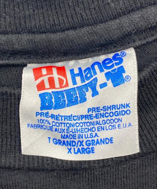 Hanes（ヘインズ）Hanes (ヘインズ) 【古着】Garth Brooks ツアー Tシャツ バンドTシャツ　BLUE ROSE 1993コピーライター有　USA製　90年代 ブラック×レッド サイズ:XLの古着・服飾アイテム