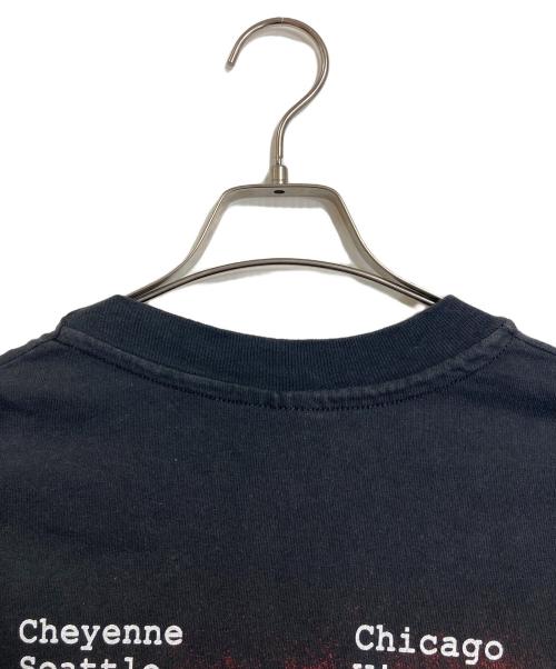 Hanes（ヘインズ）Hanes (ヘインズ) 【古着】Garth Brooks ツアー Tシャツ バンドTシャツ　BLUE ROSE 1993コピーライター有　USA製　90年代 ブラック×レッド サイズ:XLの古着・服飾アイテム