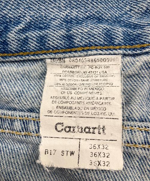 CarHartt（カーハート）CarHartt (カーハート) 【古着】バックロゴパッチデニムパンツ ブルーデニム スカイブルー サイズ:36×32の古着・服飾アイテム