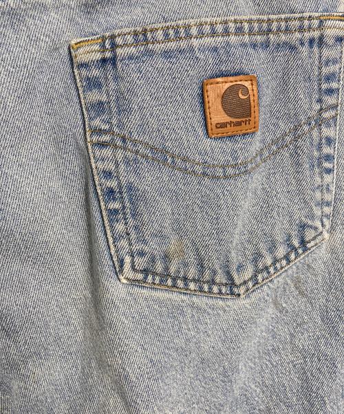 CarHartt（カーハート）CarHartt (カーハート) 【古着】バックロゴパッチデニムパンツ ブルーデニム スカイブルー サイズ:36×32の古着・服飾アイテム