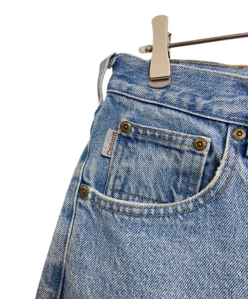 CarHartt（カーハート）CarHartt (カーハート) 【古着】バックロゴパッチデニムパンツ ブルーデニム スカイブルー サイズ:36×32の古着・服飾アイテム