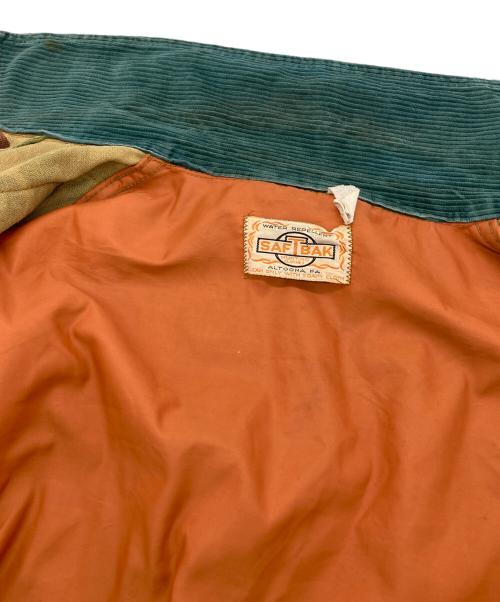 SAFTBAK（サフトバック）SAFTBAK (サフトバック) 【古着】70’Sカバーオール　70年代　アウター　ライトアウター　カモフラ　迷彩 ブラウン サイズ:実寸参照の古着・服飾アイテム