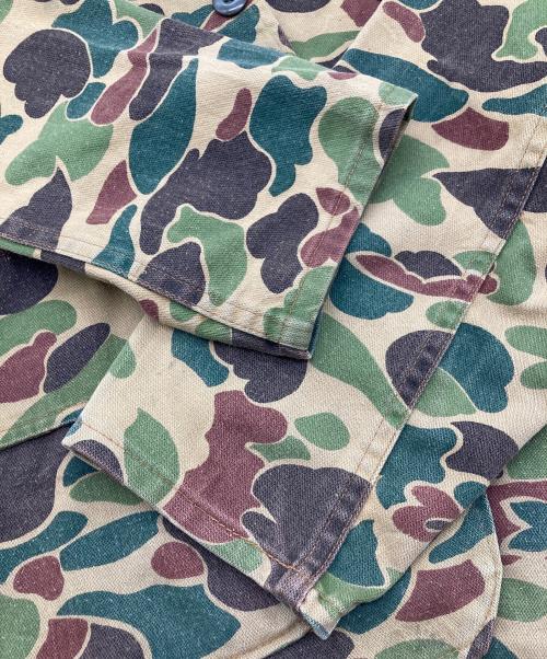SAFTBAK（サフトバック）SAFTBAK (サフトバック) 【古着】70’Sカバーオール　70年代　アウター　ライトアウター　カモフラ　迷彩 ブラウン サイズ:実寸参照の古着・服飾アイテム