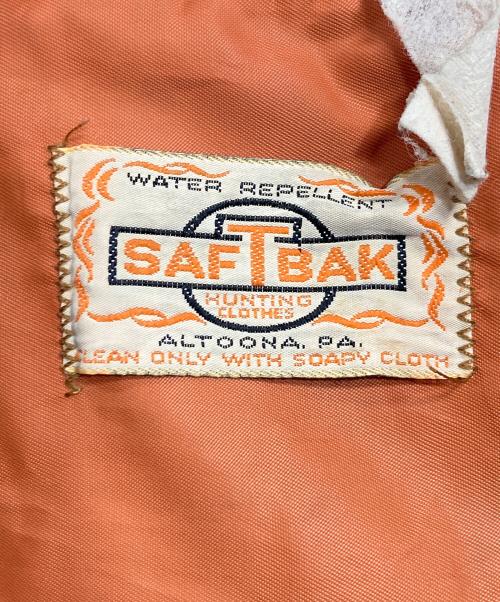 SAFTBAK（サフトバック）SAFTBAK (サフトバック) 【古着】70’Sカバーオール　70年代　アウター　ライトアウター　カモフラ　迷彩 ブラウン サイズ:実寸参照の古着・服飾アイテム