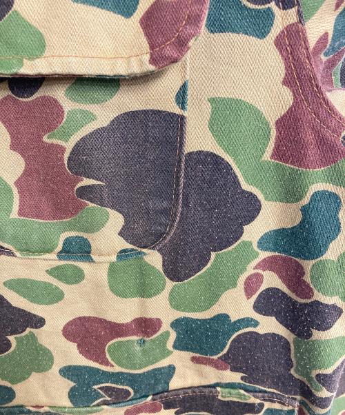 SAFTBAK（サフトバック）SAFTBAK (サフトバック) 【古着】70’Sカバーオール　70年代　アウター　ライトアウター　カモフラ　迷彩 ブラウン サイズ:実寸参照の古着・服飾アイテム