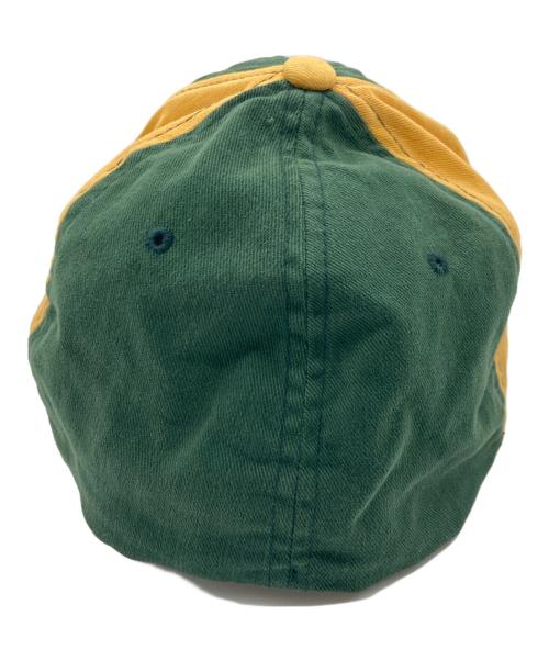stussy（ステューシー）stussy (ステューシー) 【OLD】90’Sロゴキャップ  90年代　Head gear 韓国製 old stussy グリーン サイズ:LーXLの古着・服飾アイテム