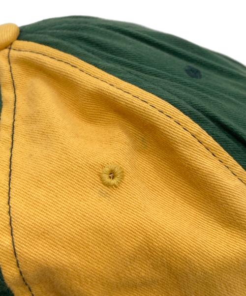 stussy（ステューシー）stussy (ステューシー) 【OLD】90’Sロゴキャップ  90年代　Head gear 韓国製 old stussy グリーン サイズ:LーXLの古着・服飾アイテム