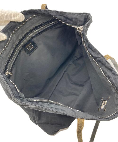 FENDI（フェンディ）FENDI (フェンディ) ズッカ柄ハンドバッグ ブラック サイズ:実寸参照の古着・服飾アイテム