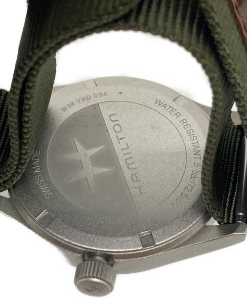 HAMILTON（ハミルトン）HAMILTON (ハミルトン) カーキ フィールド Quartz 38mm ブラック サイズ:実寸参照の古着・服飾アイテム