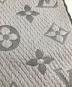 中古・古着 LOUIS VUITTON (ルイ ヴィトン) エシャルプ・ロゴマニア グリペルル グレー サイズ:実寸参照：22000円