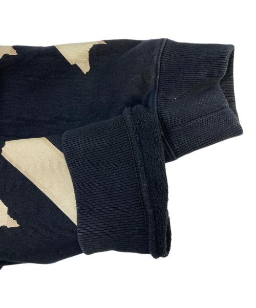 OFFWHITE（オフホワイト）OFFWHITE (オフホワイト) ロゴ テープ アローフーディ ブラック サイズ:Mの古着・服飾アイテム