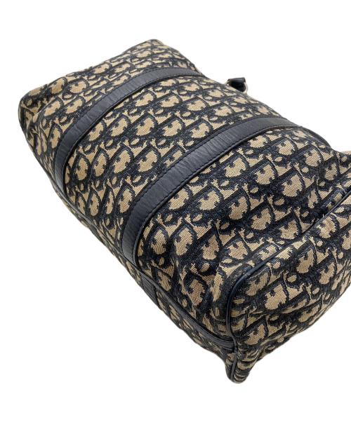 Christian Dior（クリスチャン ディオール）Christian Dior (クリスチャン ディオール) ヴィンテージミニボストンバッグ トロッター柄 ネイビー サイズ:実寸参照の古着・服飾アイテム