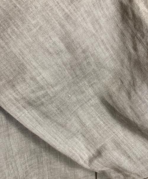 Noble（ノーブル）Noble (ノーブル) ラミーレギュラーフィットシャツ　長袖シャツ　オフィスカジュアル　セレモニー グレー サイズ:実寸参照の古着・服飾アイテム