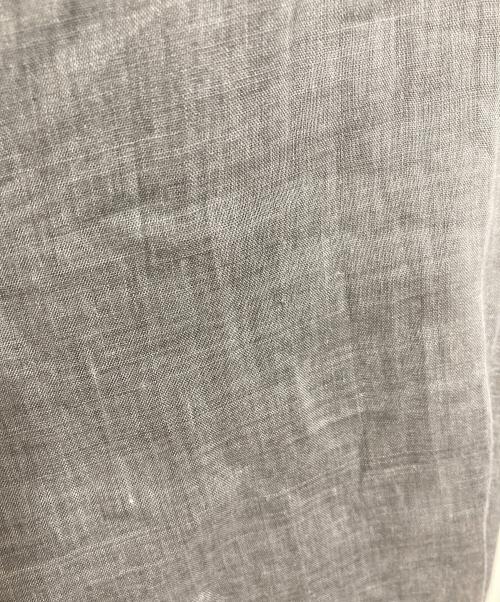 Noble（ノーブル）Noble (ノーブル) ラミーレギュラーフィットシャツ　長袖シャツ　オフィスカジュアル　セレモニー グレー サイズ:実寸参照の古着・服飾アイテム