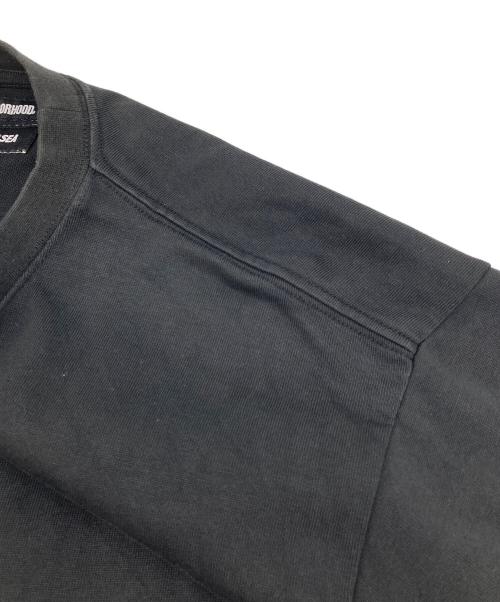 NEIGHBORHOOD SKATE（ネイバーフッドスケート）NEIGHBORHOOD SKATE (ネイバーフッドスケート) WIND AND SEA (ウィンダンシー) ロゴプリントTシャツ ブラック サイズ:XLの古着・服飾アイテム