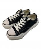 Maison MIHARA YASUHIROメゾン ミハラ ヤスヒロ）の古着「PETERSON LOW CANVAS スニーカー」｜ブラック×ホワイト
