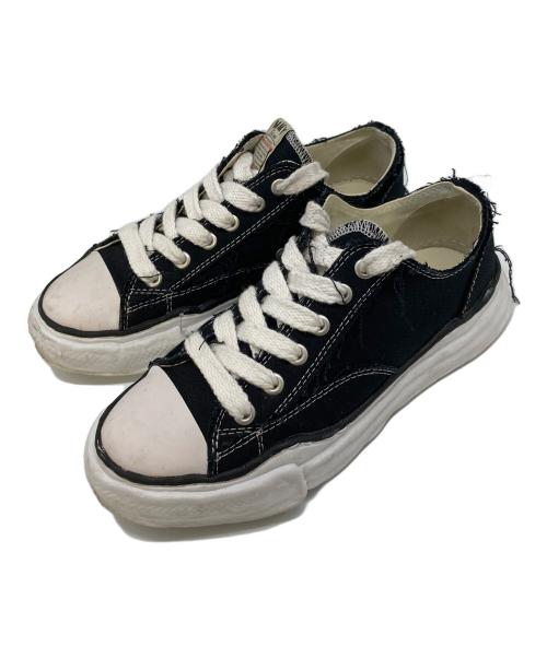 Maison MIHARA YASUHIRO（メゾン ミハラ ヤスヒロ）Maison MIHARA YASUHIRO (メゾン ミハラ ヤスヒロ) PETERSON LOW CANVAS スニーカー ブラック×ホワイト サイズ:41の古着・服飾アイテム