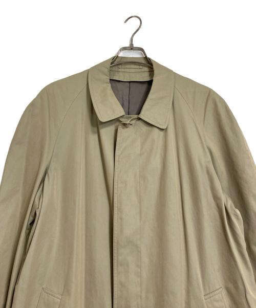 Yves Saint Laurent（イヴサンローラン）Yves Saint Laurent (イヴサンローラン) ロングステンカラーコート ベージュ サイズ:実寸参照の古着・服飾アイテム