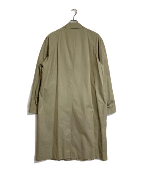 Yves Saint Laurent（イヴサンローラン）Yves Saint Laurent (イヴサンローラン) ロングステンカラーコート ベージュ サイズ:実寸参照の古着・服飾アイテム