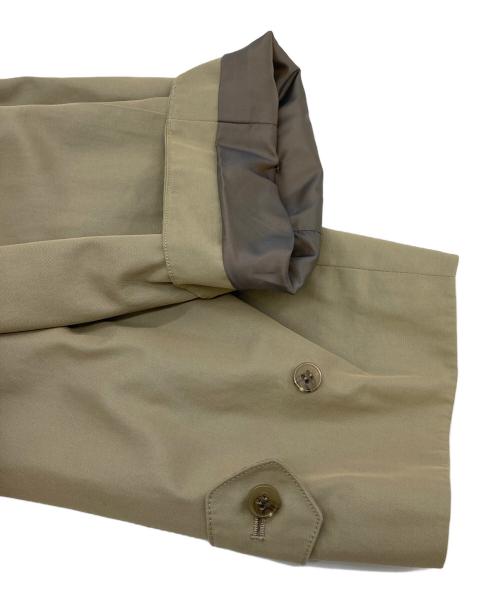 Yves Saint Laurent（イヴサンローラン）Yves Saint Laurent (イヴサンローラン) ロングステンカラーコート ベージュ サイズ:実寸参照の古着・服飾アイテム