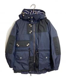 BLACK LABEL CRESTBRIDGE（ブラックレーベル クレストブリッジ）の古着「ダウンライナー付ナイロンジャケット ロイヤルネイビースモッグ型」｜ネイビー
