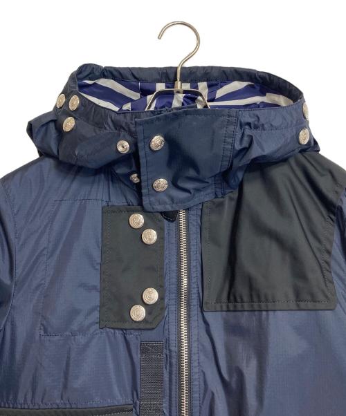 BLACK LABEL CRESTBRIDGE（ブラックレーベル クレストブリッジ）BLACK LABEL CRESTBRIDGE (ブラックレーベル クレストブリッジ) ダウンライナー付ナイロンジャケット ロイヤルネイビースモッグ型 ネイビー サイズ:Mの古着・服飾アイテム