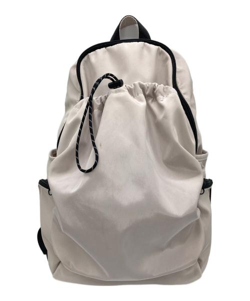 BEAUTY&YOUTH（ビューティーアンドユース）BEAUTY&YOUTH (ビューティーアンドユース) バックパック　リュック　通勤　通学 アイボリー サイズ:実寸参照の古着・服飾アイテム