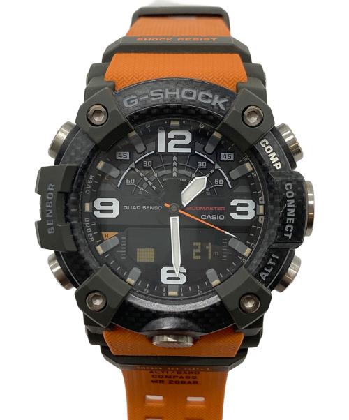CASIO（カシオ）CASIO (カシオ) MASTER OF G MUDMASTER マスターオブG マッドマスター  腕時計　ウォッチ　20気圧防水 グリーン×オレンジ サイズ:実寸参照の古着・服飾アイテム