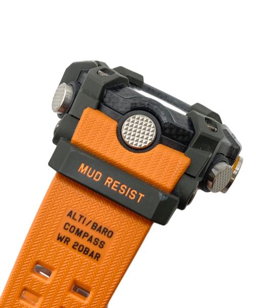CASIO（カシオ）CASIO (カシオ) MASTER OF G MUDMASTER マスターオブG マッドマスター  腕時計　ウォッチ　20気圧防水 グリーン×オレンジ サイズ:実寸参照の古着・服飾アイテム
