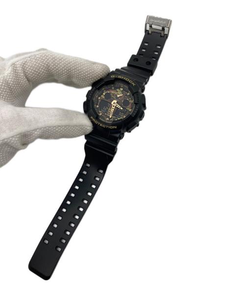 CASIO（カシオ）CASIO (カシオ) カモフラデジアナウォッチ　G-SHOCK　アナログデジタル時計　ワールドタイム　20気圧防水 ブラック サイズ:実寸参照の古着・服飾アイテム