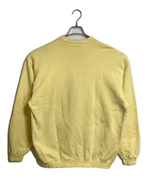 VINTAGE by Oneita（ヴィンテージ バイ オニータ）VINTAGE by Oneita (ヴィンテージ バイ オニータ) 【古着】90’Sプレーンスウェット ブランクスウェット　オーバーサイズ　90年代　USA製　NXVT イエロー サイズ:XLの古着・服飾アイテム