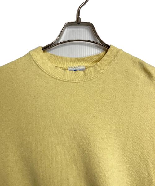VINTAGE by Oneita（ヴィンテージ バイ オニータ）VINTAGE by Oneita (ヴィンテージ バイ オニータ) 【古着】90’Sプレーンスウェット ブランクスウェット　オーバーサイズ　90年代　USA製　NXVT イエロー サイズ:XLの古着・服飾アイテム