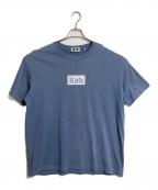 KITHキス）の古着「Mosaic Tee  モザイクT  半袖カットソー　Tシャツ　Tee  オーバーサイズ」｜ブルー