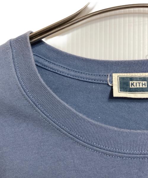 KITH（キス）KITH (キス) Mosaic Tee  モザイクT  半袖カットソー　Tシャツ　Tee  オーバーサイズ ブルー サイズ:Lの古着・服飾アイテム
