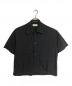 MARKAマーカ）の古着「PLEATS POCKET SHIRT」｜ブラック